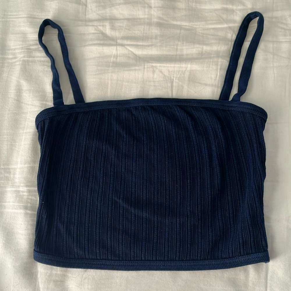 Rudy Jude Indigo Pointelle Bralette